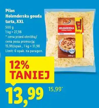 Lidl PILOS Holenderska gouda tarta, XXL oferta