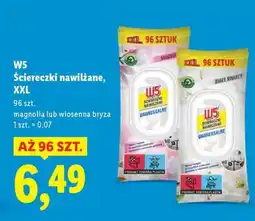 Lidl W5 Ściereczki nawilżane, XXL oferta
