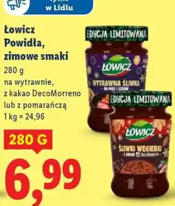 Lidl Łowicz Powidła, zimowe smaki oferta