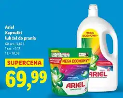 Lidl ARIEL Kapsułki lub żel do prania oferta