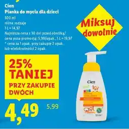 Lidl Cien Pianka do mycia dla dzieci oferta