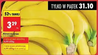 Biedronka Banan na wagę Biedronka oferta