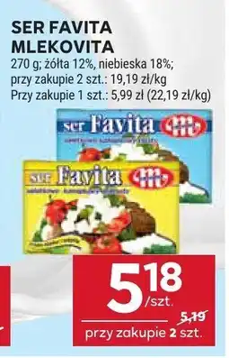 Stokrotka Ser Favita Mlekovita żółta 12% niebieski 18% oferta