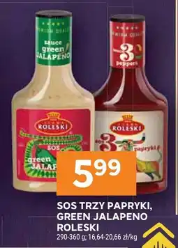 Stokrotka Sos trzy papryki, Green Jalapeno Roleski oferta