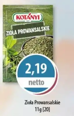 DUO-TES Zioła Prowansalskie kotanyi oferta