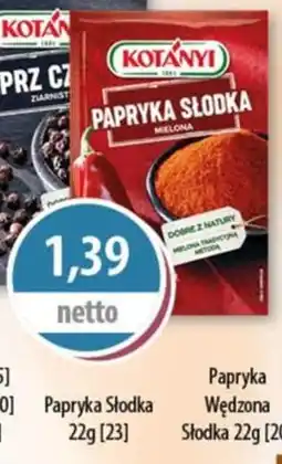 DUO-TES Papryka Słodka kotanyi oferta