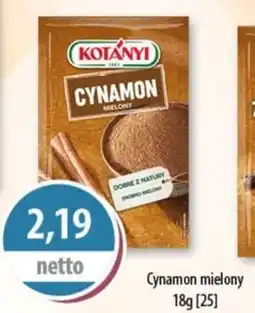 DUO-TES Cynamon mielony kotanyi oferta