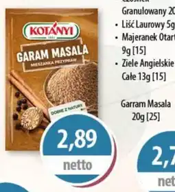 DUO-TES Garram Masala kotanyi oferta