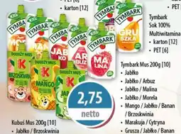 DUO-TES Tymbark Mus Maspex oferta