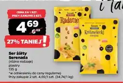 Netto Ser królewiecki szwajcar plastry Serenada oferta