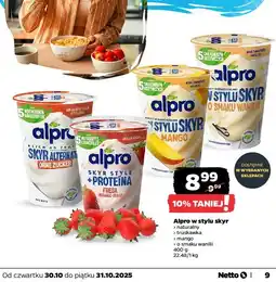 Netto Jogurt sojowy waniliowy Alpro Skyr Style oferta