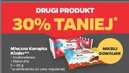 Netto Baton truskawkowy Kinder Mleczna Kanapka oferta