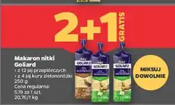 Netto Makaron nitki z 4 jaj kury zielononóżki Goliard oferta