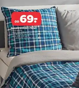 Netto Komplet pościeli flanelowej 200 x 220 + 2 70 80 cm oferta