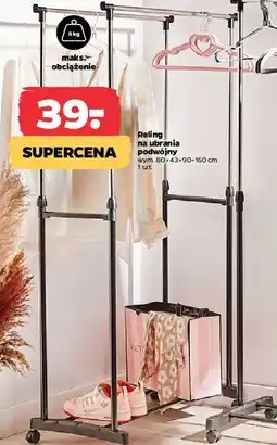 Netto Reling na ubrania 80 x 43 90-160 cm oferta