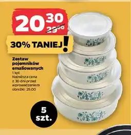 Netto Zestaw pojemników emaliowancyh oferta