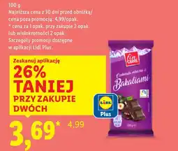 Lidl Czekolada mleczna z bakaliami Fin Carré oferta
