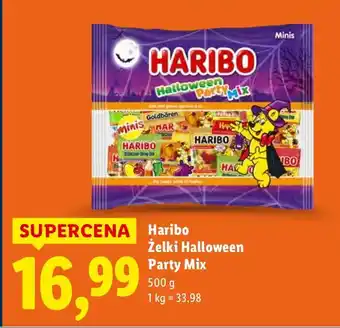 Lidl Żelki Halloween Party Mix Haribo oferta