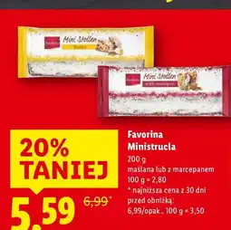 Lidl Ciasto Ministrucla maślana Favorina oferta