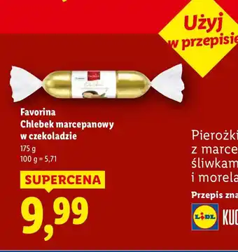 Lidl Chlebek marcepanowy w czekoladzie Favorina oferta