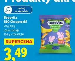 Lidl Chrupeczki BIO Bobovita różne rodzaje oferta