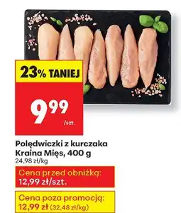 Biedronka Polędwiczki z kurczaka 400 g Kraina Mięs oferta