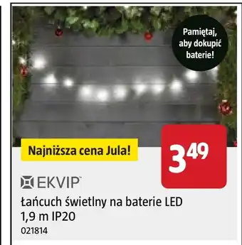 Jula Łańcuch świetlny Ekvip oferta