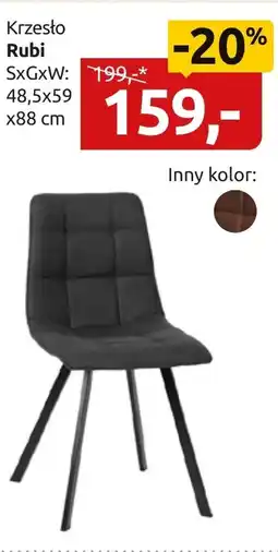 Black Red White Krzesło Ruby oferta