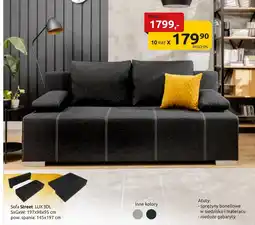 Black Red White Sofa Lux oferta