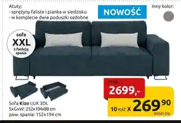 Black Red White Sofa Kizo oferta