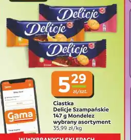 Gama Ciastka Delicje Szampańskie oferta