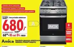 Media Expert Kuchenka gazowo-elektryczna Amica oferta