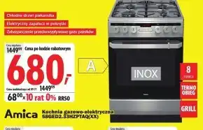 Media Expert Kuchenka gazowo-elektryczna Amica oferta