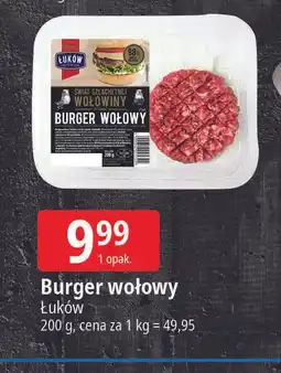 E.Leclerc Burgery wołowe w stylu amerykańskim Łuków oferta