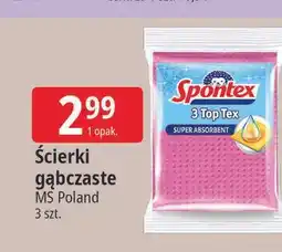 E.Leclerc Ściereczki gąbczaste top tex Spontex oferta