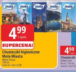 E.Leclerc Chusteczki higieniczne Mola oferta