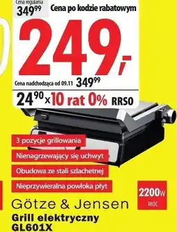 Media Expert Grill elektryczny Götze & Jensen oferta