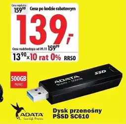 Media Expert Dysk ssd Adata oferta