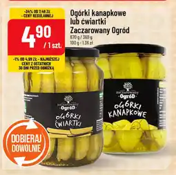 Polomarket Ogórki kanapkowe lub ćwiartki Zaczarowany Ogród, 670 g / 360 g oferta