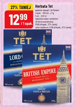 Polomarket Herbata Tet (różne rodzaje, 100 torebek) oferta