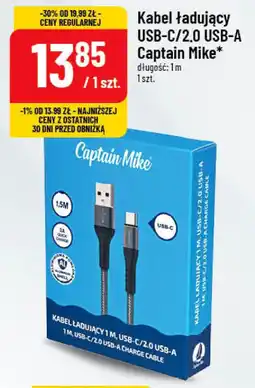Polomarket Kabel ładujący USB-C/2.0 USB-A Captain Mike oferta