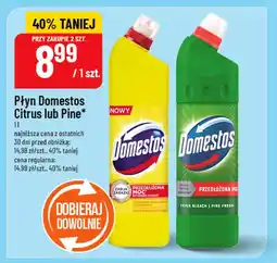 Polomarket Płyn Domestos Citrus lub Pine oferta