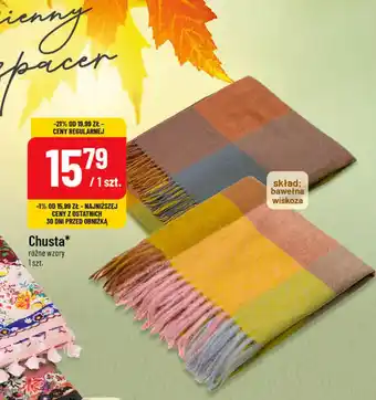 Polomarket Chusta (różne wzory, skład: bawełna, wiskoza) oferta