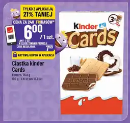 Polomarket Ciastka kinder Cards oferta