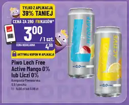 Polomarket Piwo Lech Free Active Mango 0% lub Liczi 0% oferta