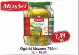Społem Ogórki kiszone Mosso oferta