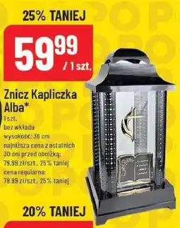 Polomarket Znicz Kapliczka Alba oferta