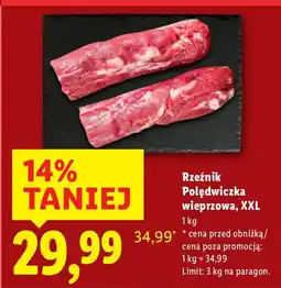 Lidl Polędwiczka wieprzowa XXL Rzeźnik oferta