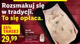 Lidl Gęś - tuszka Rzeźnik oferta