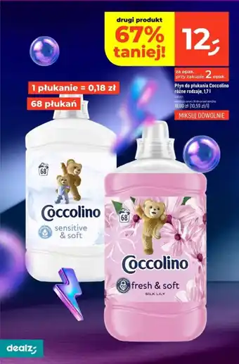 Płyn do płukania Coccolino